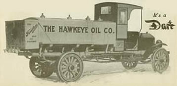 Hawkeye Oil Company Oil Tanker Truck